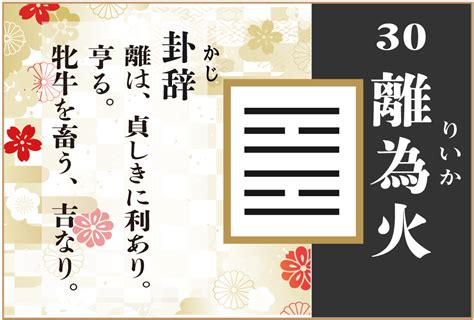 離爲火|離為火（りいか）の解説 ｜ 易経独